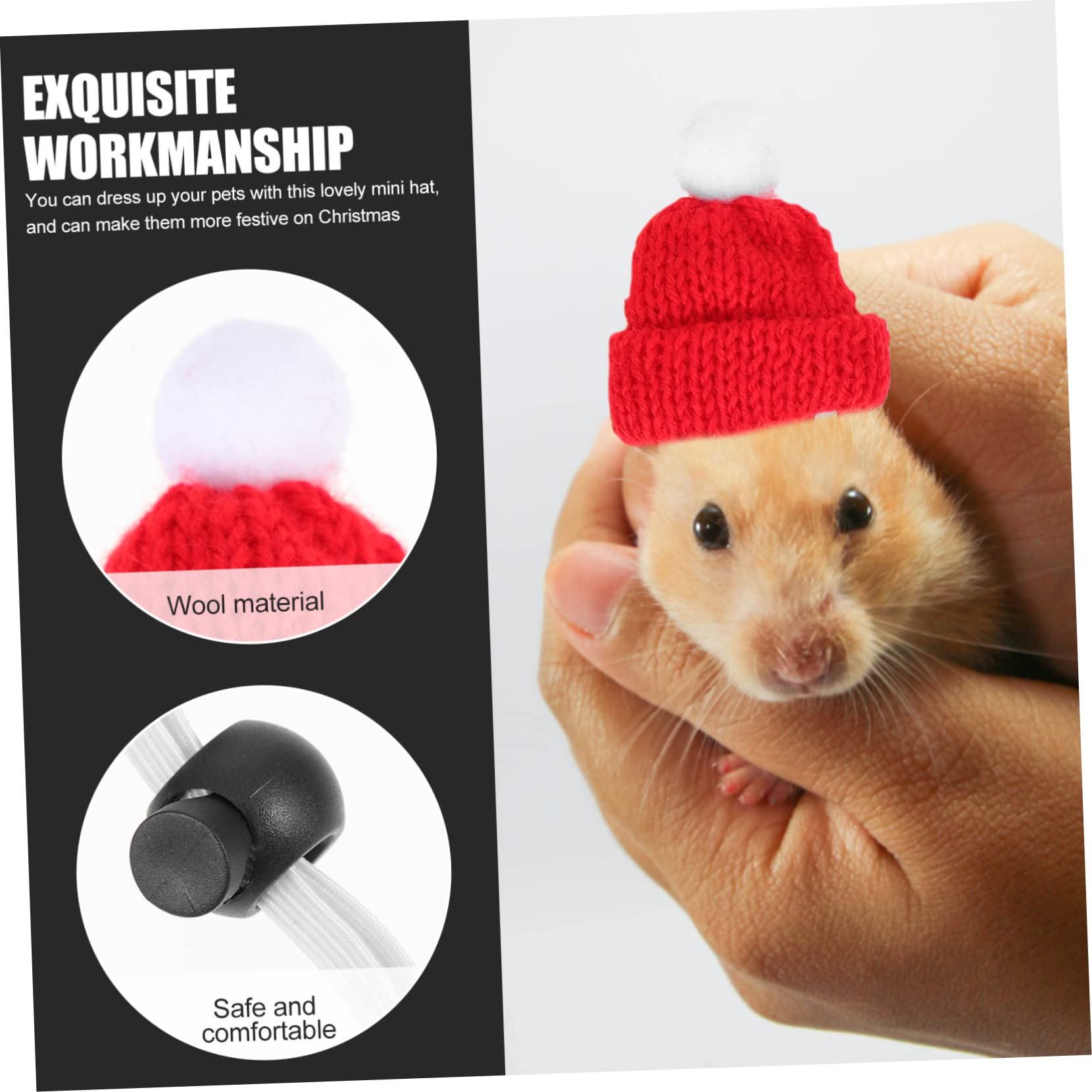 Amazon | PATKAW ハムスター 帽子 ワンちゃん 服 グリーン サンタ 帽子